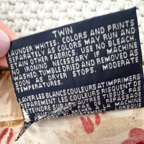 Ralph Lauren Vintage Constance Floral 3 Large Pieces Fabric Scrap Repurpose Read - Picture 5 of 6